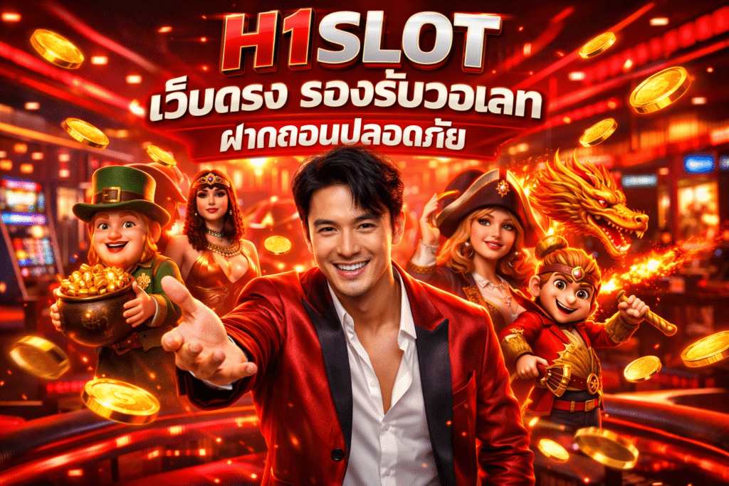 H1SLOT เว็บตรง รองรับวอเลท ไม่มีโกง ฝากถอนปลอดภัย